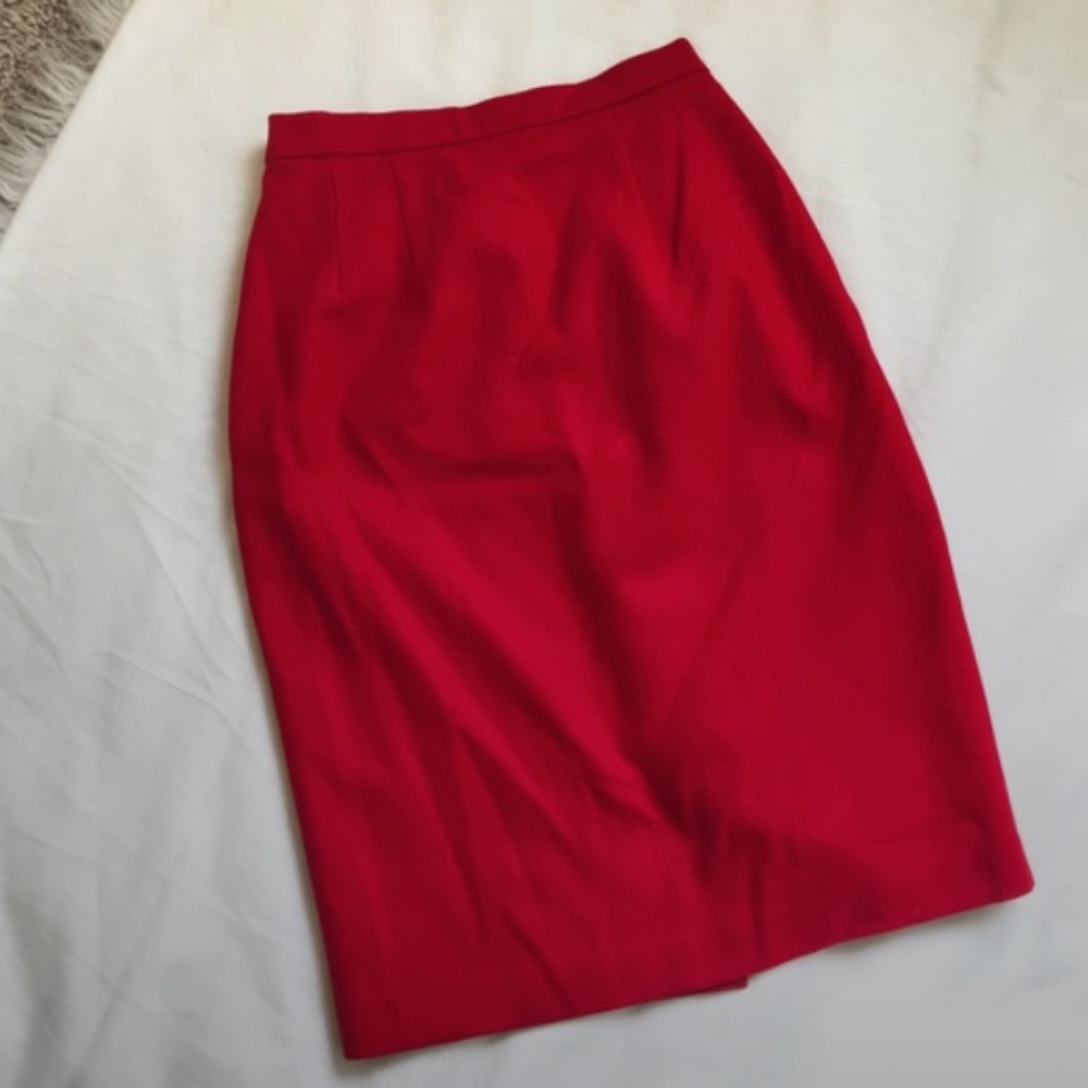 Worthington Red Pencil Skirt